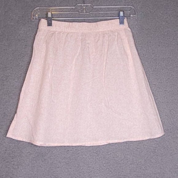 Abound Womens A Line Skirt Pink Mini‎ Moo Elastic Waist Pull On Viscose XS New - Picture 1 of 8